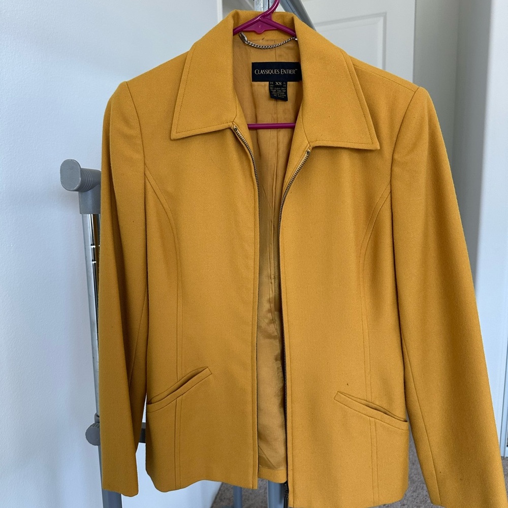 Classiques Entier Mustard Yellow Women's Blazer